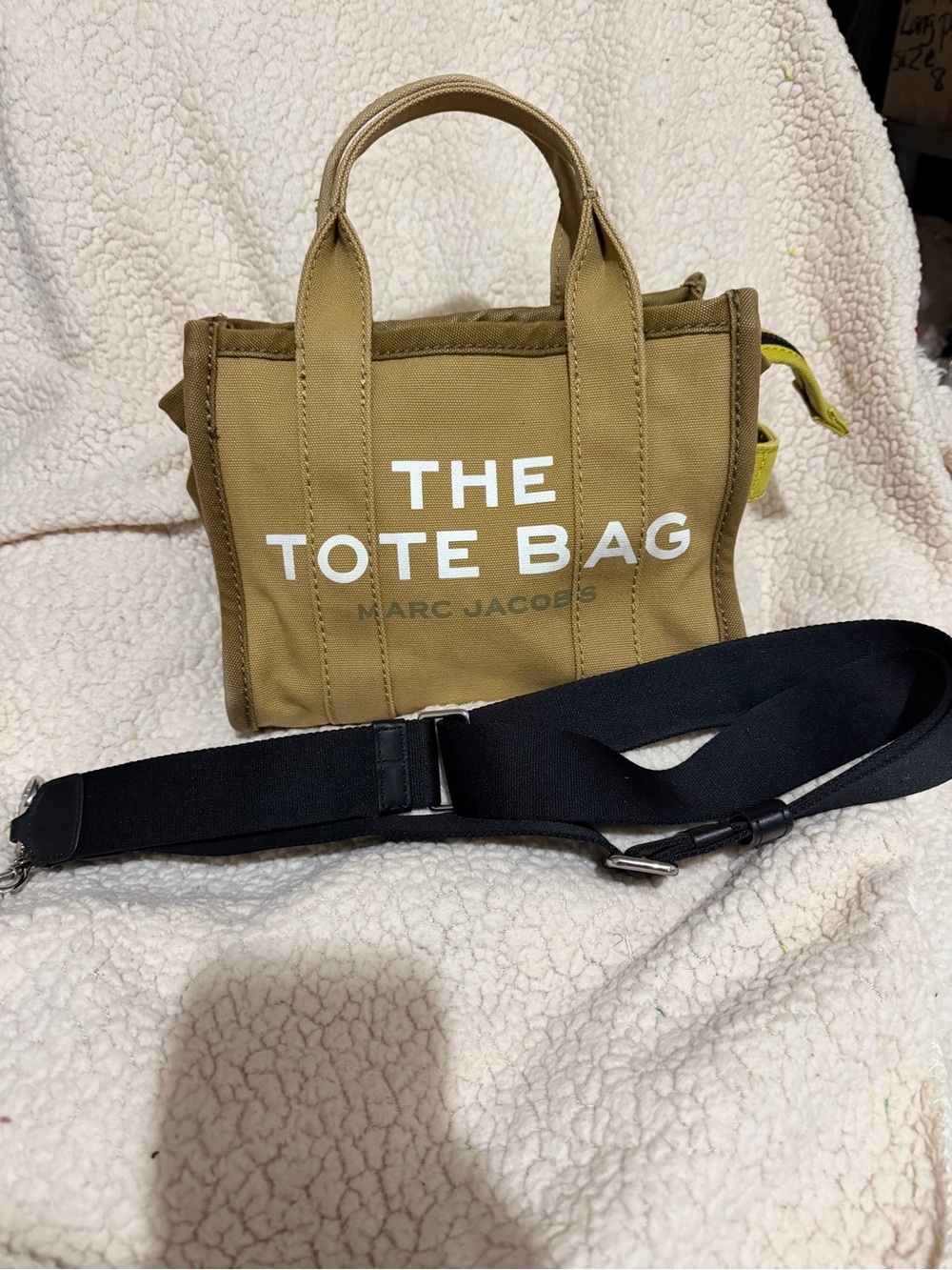 Marc Jacobs Olive Green 'The Tote Bag' Small Canvas Tote